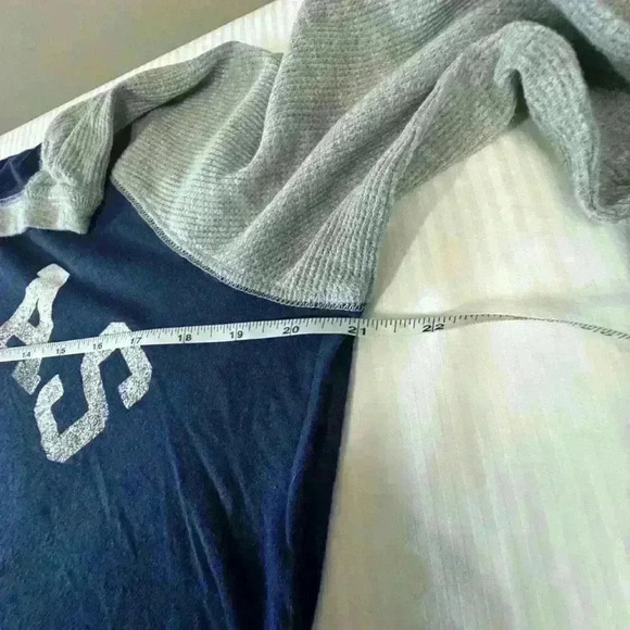 Dallas Cowboys touch stadium baseball tee 3/4 sleeve navy and gray size XL - Picture 6 of 9